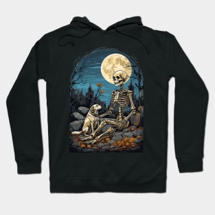 Love of Dog and Skeleton - fear and hunger Hoodie